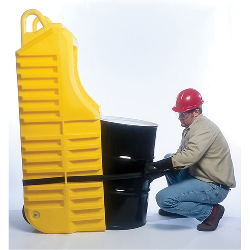 Drum Dolly, 26.5" L x 26.5" W x 5" H, 800 US gal. Spill Cap. - Ultratech 1310