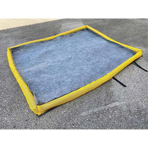 Small Ultra-Filter Pad, 0.8 US gal. Capacity, 2.5' W x 2' L x 3" H, Foam Wall - Ultratech 6540