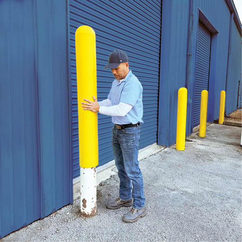 Ultra-Post Protector, 7" dia. x 52" l, Jaune - Ultratech 1527