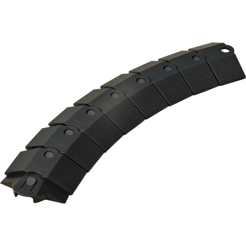 Small Ultra-Sidewinder Cable Protection System&reg; with Endcaps, 39.5" x 3" x 0.8", 2000 lbs. (1 tons) - Ultratech 1802