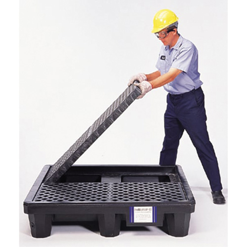 Spill Pallet P4 Economy Model, 66 US gal. Spill Capacity, 53" x 53" x 11.75" - Ultratech 1113