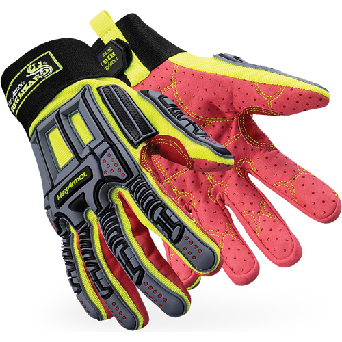 Rig Lizard&reg; 2028X Cut-Resistant Gloves, 11/2X-Large, Synthetic/HPPE Palm, Elastic/Hook & Loop Cuff - Hexarmor 2028X-XXL (11)