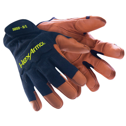 Gants de soudage HeatArmor 5059, Cuir fleur de ch&egrave;vre, Taille 12/3T-Grand - Hexarmor 5059-XXXL (12)