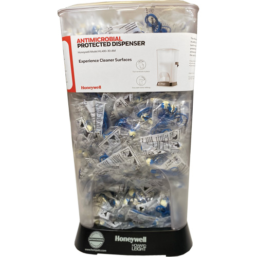 Distributeur de bouchons doreille filaires HL400 AM avec boîte de bouchons doreille TFT-30 - PIP Global Safety HL400-TFTPOD-30-AM