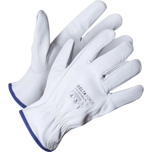 Gant de chauffeur Delta Force, 8/Moyen, Paume en Cuir fleur de ch&egrave;vre, Kevlar -  
