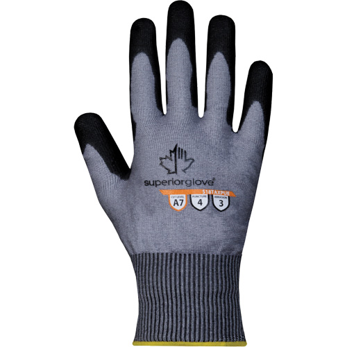 S18TAXPUE Cut-Resistant Gloves, 7, 18 Gauge, Polyurethane Coated, ASTM ANSI Level A7 - Superior Glove Works Ltd. S18TAXPUE-7