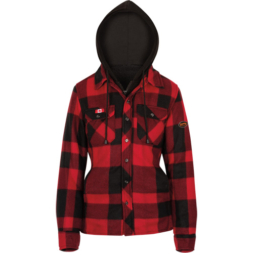415RBW Quilted Hooded Shirt, Women's, X-Large, Multi-Colour - Pioneer V3080790-XL