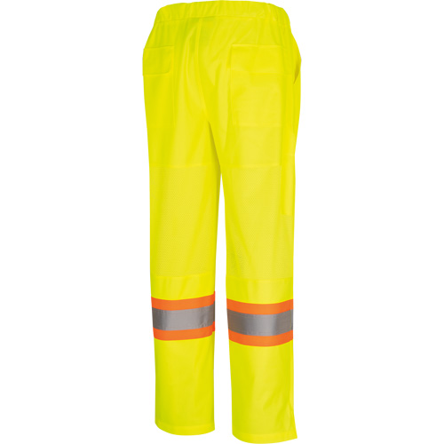 5999PW Women's  Traffic Safety Pants, Polyester, Small, High Visibility Lime-Yellow - Pioneer V1071360-S