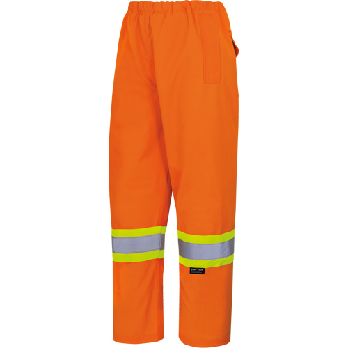 5576 Pantalon de s&eacute;curit&eacute; hydrofuge de 450D, Polyester/Polyur&eacute;thane, Moyen, Orange haute visibilit&eacute; - Pioneer V1110350-M