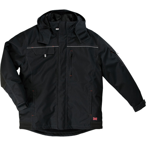 Parka 3-en-1 en oxford imperm&eacute;able, Hommes, Grand, Noir - Tough Duck WJ141-BLACK-L