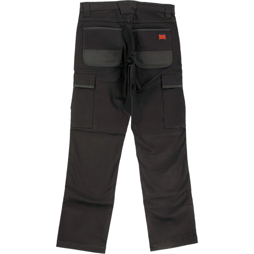 Pantalon de travail WP100, Coton/Spandex, Noir, Taille 4, Entrejambe 30 - Tough Duck WP100-BLACK-4