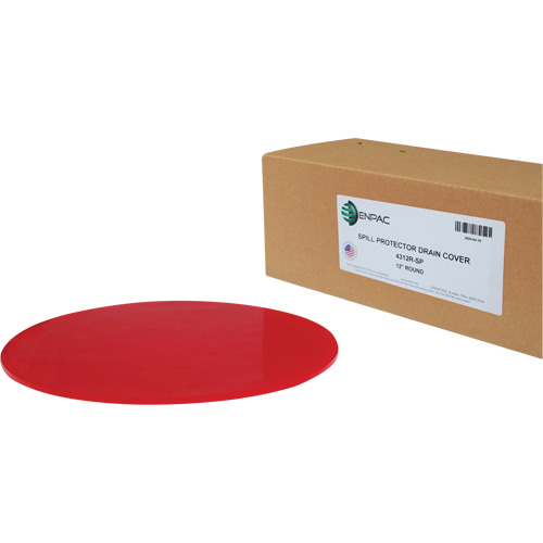 Spill Protector Drain Cover, Circular, 12" dia. - Enpac 4312R-SP