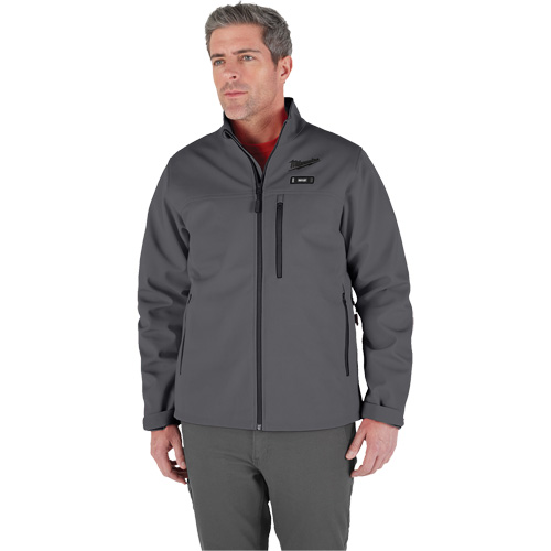 M12 Heated Toughshell Jacket (Jacket Only), Men's, Large, Grey - Milwaukee M100G-20L