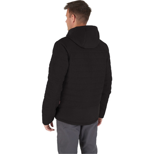 M12 Heated Quietshell Jacket with Battery, Men's, X-Large, Black - Milwaukee M102B-21XL
