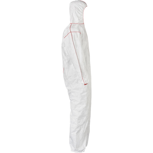 SFR Coveralls with Hood, 7X-Large, White, Tyvek&reg; 400 - Dupont Personal Protection ST127SWH7X002500