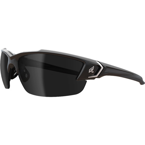 Khor G2 Safety Glasses, Smoke Lens, Anti-Scratch/Vapour Barrier, ANSI Z87+/MCEPS GL-PD 10-12/Meets/Exceeds CSA Z94.3 - Edge Safety Eyewear SDK116VS-G2