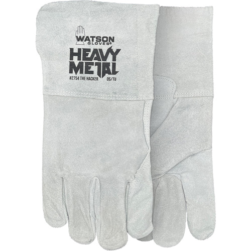 The Hacker Welding Gloves, Split Cowhide, Size One Size - Watson Gloves 2754