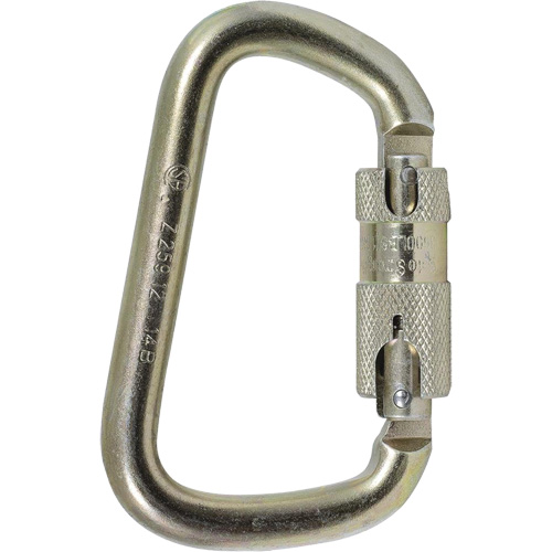 CP-03015-1 Mousqueton zingu&eacute; avec ouverte de portique de 1", Acier - Peakworks V860120