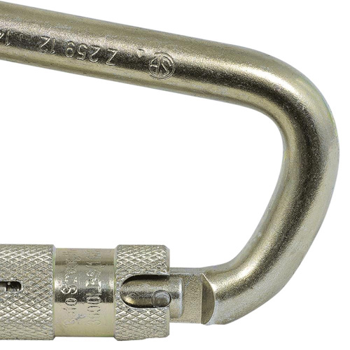 CP-03015-1 Mousqueton zingu&eacute; avec ouverte de portique de 1", Acier - Peakworks V860120