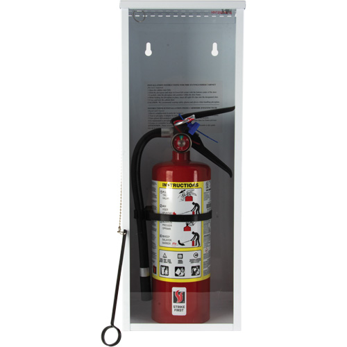 Light-Duty Fire Extinguisher Cabinet, 8" W x 22" H x 6" D - Zenith Safety Products 