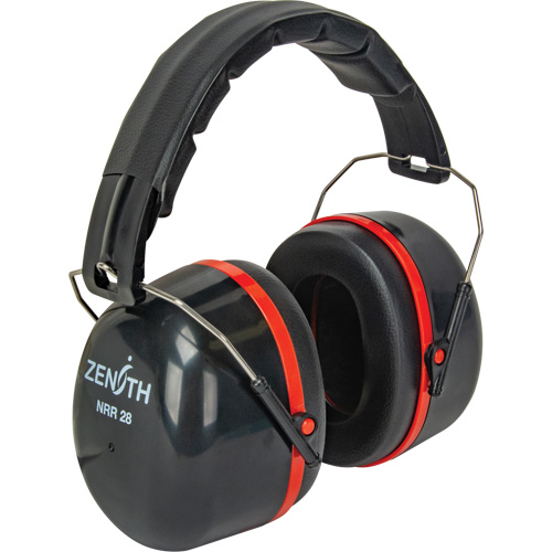 Passive Ear Muffs, Headband, 28 NRR dB - Zenith Safety Products 