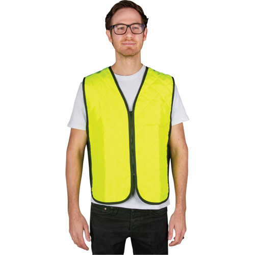 Evaporative Cooling Vest, Medium, High Visibility Lime-Yellow - Zenith Safety Products 