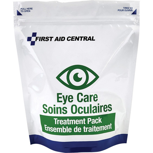 10-Piece Eye Care Refill Pack for Emergency Response First Aid Kit - First Aid Central ERKTP-EC