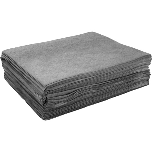Meltblown Sorbent Pads, Universal, 15" x 19", 8 gal. Absorbancy - Zenith Safety Products 