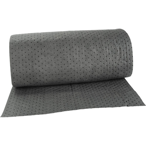 Bonded Sorbent Rolls, Mediumweight, 150' L x 30" W, 16 gal. Absorbancy - Zenith Safety Products 