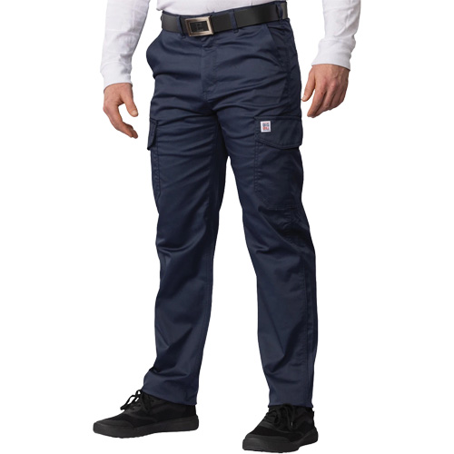 Pantalon cargo Big Flex, Poly-coton/Spandex, Bleu marin, Taille 58, Entrejambe 30 - Big Bill 3085/OS-30-NAY-58