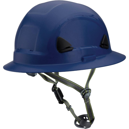 Fibre Metal Climbing Style Helmet with Full Brim, Meets CSA Type 2, Ratchet Suspension, Non-Vented - PIP Global Safety CSH12071