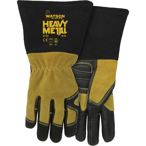 2782 Womans Fired Up MIG/Stick Welding Gloves, Grain Cowhide, Size Small - Watson Gloves 2782-S