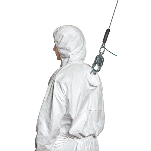Combinaison jetable compatible avec harnais, T-Grand, Blanc, Tyvek 500 - Dupont Personal Protection TY178SWHXL0025HP