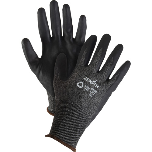 Gants &eacute;cologiques, l&eacute;gers, et r&eacute;sistants &agrave; la coupe, &agrave; haute dext&eacute;rit&eacute;, 9, Calibre 21, Rev&ecirc;tement Mousse de nitrile, ASTM ANSI niveau A5 - Produits de sécurité Zenith 