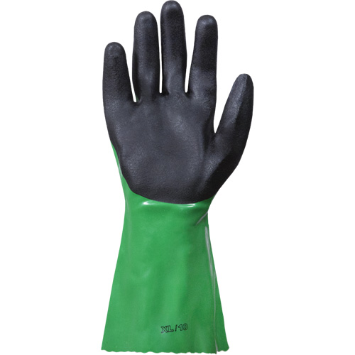 SolvStop Chemical-Resistant Gloves, Size 7, 12" L, PVC - Superior Glove Works Ltd. S18V30NT-7
