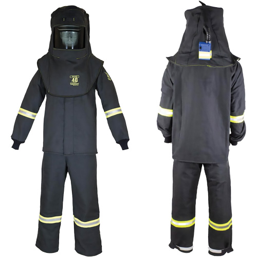 TCG Medium Arc Flash Suit Kit, 40 cal/cm² - Oberon TCG4B-M+HVSL