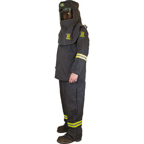 TCG Medium Arc Flash Suit Kit, 40 cal/cm² - Oberon TCG4B-M+HVSL