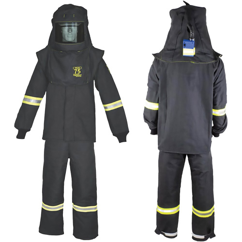 Ensemble de manteau contre l'arc &eacute;lectrique TCG moyen, 75 cal/cm² - Oberon TCG75B-M+HVSL