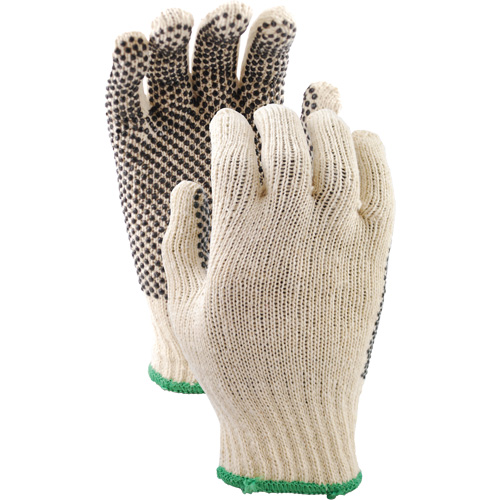 417 PVC Dotted String Knit Gloves, Poly/Cotton, Single Sided, Small - Watson Gloves 417-S