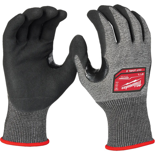 High-Dexterity Gloves, Large, 18 Gauge, Nitrile Coated, ANSI/ISEA 105 Level 5 - Milwaukee 48-73-7152E