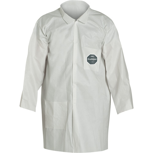 ProShield&reg; 50 Lab Coat, Microporous, White, 4X-Large - Dupont Personal Protection NB212SWH4X003000