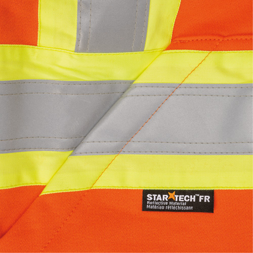 Heavyweight Safety Hoodie, Women's, 4X-Large, High Visibility Orange - Pioneer V2571450-4XL