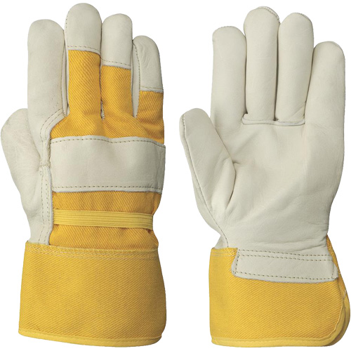 Gants isol&eacute;s en cuir fleur de vache pour femmes, Taille unique, Paume en Cuir fleur de vache, Doublure en Molleton - Pioneer V5080600-O/S