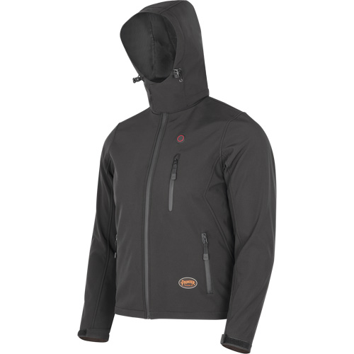 Heated Soft-Shell Jacket, Men's, Small, Black - Pioneer V3210370-S