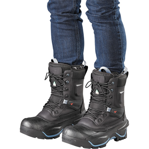 Ice Crew Men's Safety Boots, Leather, Puncture Resistant Sole, Size 10 - Baffin Technology 059781207900
