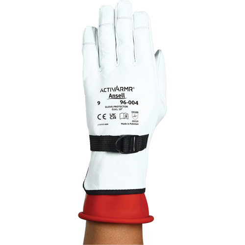 ActivArmr&reg; 96004 Goatskin Leather Protector Gloves, Size 9, 10" L - Ansell RIGLVCRUL090