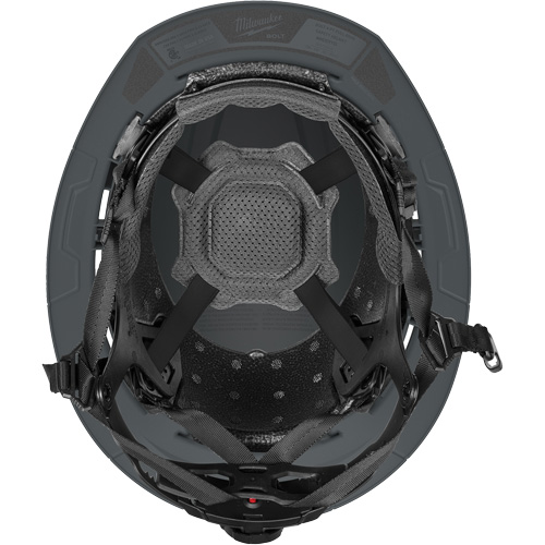 Casque de s&eacute;curit&eacute; &agrave; bord complet BOLT, R&eacute;pond aux normes CSA type 2, Suspension Rochet, Non ventil&eacute; - Milwaukee 48-73-1555