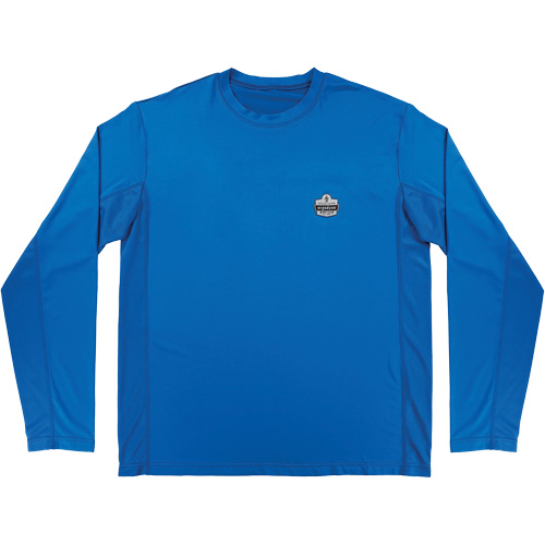 Chemise de refroidissement &agrave; manches longues avec protection solaire et UV Chill-Its 6689, Bleu, Petit - Ergodyne 12152