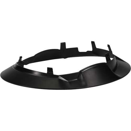 Bordure large compl&egrave;te &agrave; agrafe pour casque d'alpiniste RZRBack, blanc - PIP Global Safety HP1242BRIM2-01