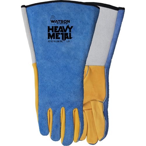 Yellow Tail MIG/TIG Welding Gloves, Grain Deerskin/Split Cowhide, Size Small - Watson Gloves 2752-S